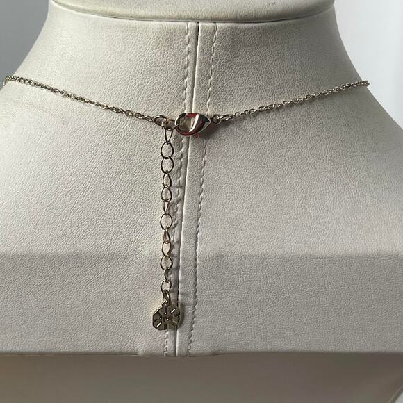 Madewell gold tone necklace signed costume jewelry charcoal gray stones rhinestn - Picture 5 of 16